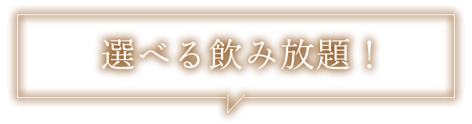 選べる飲み放題！